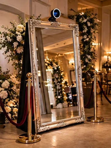 Illustrative wedding magic mirror equipment